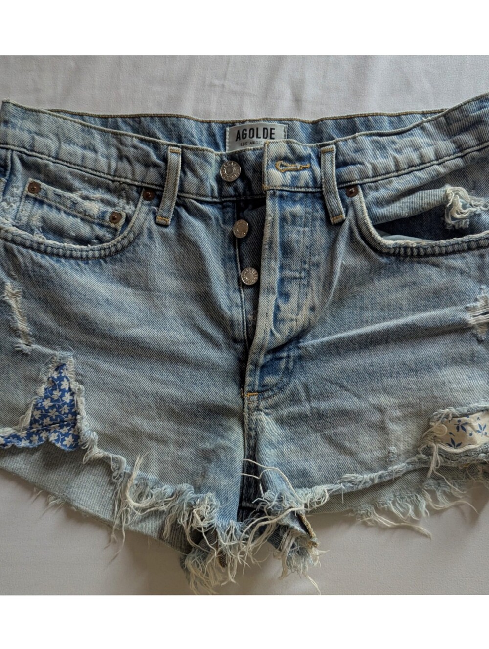 Agolde High Waisted Daisy Duke Shorts
